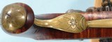 KENTUCKY FLINTLOCK PISTOL SIGNED HACKER MARTIN OF TENNESSEE CIRCA 1930-40. - 5 of 6