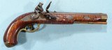 KENTUCKY FLINTLOCK PISTOL SIGNED HACKER MARTIN OF TENNESSEE CIRCA 1930-40. - 1 of 6