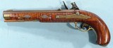 KENTUCKY FLINTLOCK PISTOL SIGNED HACKER MARTIN OF TENNESSEE CIRCA 1930-40. - 2 of 6
