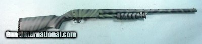 ITHACA MODEL 37 CAMO MAG. 12 GAUGE 3” PUMP SHOTGUN.