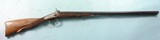 ORNATE BELGIAN / FRENCH PERCUSSION ENGRAVED AND RELIEF CARVED DOUBLE BARREL HAMMER 16 GAUGE SHOTGUN CIRCA 1850’S-60’S.