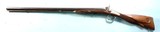 ORNATE BELGIAN / FRENCH PERCUSSION ENGRAVED AND RELIEF CARVED DOUBLE BARREL HAMMER 16 GAUGE SHOTGUN CIRCA 1850’S-60’S. - 3 of 5