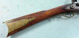 PENNSYLVANIA / OHIO FLINTLOCK KENTUCKY STYLE LONGRIFLE BY REUBEN HOLMES CIRCA LATE 1830’S. - 3 of 16
