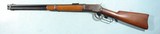 WINCHESTER MODEL 1892 OR 92 LEVER ACTION .38 W.C.F. (.38-40) CAL. CARBINE CA. 1925. - 2 of 11