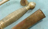 CIVIL WAR U.S. MARINE CORPS NON COMMISSIONED OFFICER’S MODEL 1840 SWORD AND SCABBARD. - 6 of 12