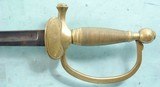 EARLY MEXICAN WAR HORSTMANN & SONS U.S. MODEL 1840 NON-COMMISSIONED OFFICER’S SWORD WITH RARE ETCHED BLADE CIRCA 1840’S-50’S. - 2 of 11