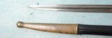 FINE IMPERIAL GERMAN INFANTRY OFFICER’S SWORD WITH WHISTLE GUARD AND SCABBARD CA. 1910. - 6 of 11