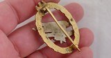 WW2 GERMAN ARMY FALLSCHIRMJAGER PARATROOPER BADGE MAKER STAMPED C. E. JUNKER OF BERLIN. - 3 of 3