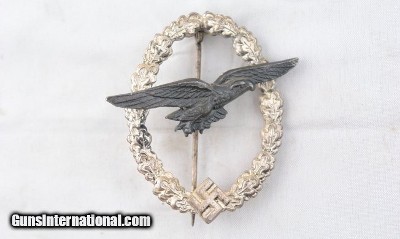WW2 GERMAN NAZI LUFTWAFFE GLIDER PILOT BADGE.
