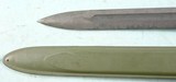 WW2 UTICA CUTLERY U.S. MODEL M1 OR M-1 GARAND RIFLE BAYONET WITH CORRECT M7 SCABBARD. - 6 of 11