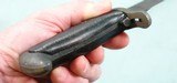 WW2 UTICA CUTLERY U.S. MODEL M1 OR M-1 GARAND RIFLE BAYONET WITH CORRECT M7 SCABBARD. - 9 of 11
