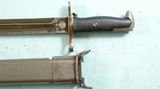 WW2 U.F.H. (UNION FORK & HOE) U.S. MODEL 1942 BAYONET & M3 SCABBARD FOR M-1 GARAND & 1903 RIFLE. - 3 of 9