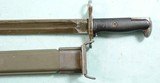 WW2 U.F.H. (UNION FORK & HOE) U.S. MODEL 1942 BAYONET & M3 SCABBARD FOR M-1 GARAND & 1903 RIFLE. - 5 of 9