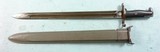 WW2 U.F.H. (UNION FORK & HOE) U.S. MODEL 1942 BAYONET & M3 SCABBARD FOR M-1 GARAND & 1903 RIFLE. - 2 of 9