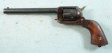 EARLY REMINGTON MODEL 1875 SINGLE ACTION .44 REM. CAL. 7 1/2” ARMY REVOLVER MISSING PARTS. - 2 of 17
