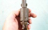CIVIL WAR BELGIAN COLT BREVETTE .35 CAL. 4” OCTAGON PERCUSSION POCKET NAVY REVOLVER CIRCA 1860’S. - 6 of 7