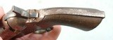 BELGIAN COLT BREVETTE .36 CAL. 5 1/2” OCTAGON PERCUSSION POCKET NAVY REVOLVER WITH “ADDRESS U.S. COL. COLT LONDON” BARREL ADDRESS CIRCA 1860’S. - 6 of 9