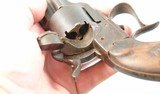 ORIGINAL CIVIL WAR LEFAUCHEUX 12MM PINFIRE MODEL 1854 ARMY REVOLVER CIRCA 1862-5. - 10 of 11
