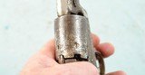 BELGIAN COLT BREVETTE .36 CAL. 6” OCTAGON ENGRAVED PERCUSSION NAVY REVOLVER CIRCA 1860’S. - 8 of 8
