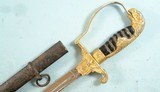 WW2 GERMAN NAZI CLEMENT & JUNG PRISON OFFICIAL’S SWORD AND SCABBARD. - 1 of 13