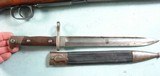 SPANISH-AMERICAN WAR LOEWE MAUSER MODEL 1893 SPANISH CONTRACT 7X57MM INFANTRY RIFLE DATED 1896 W/BAYONET & SCABBARD. - 10 of 12