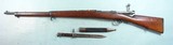SPANISH-AMERICAN WAR LOEWE MAUSER MODEL 1893 SPANISH CONTRACT 7X57MM INFANTRY RIFLE DATED 1896 W/BAYONET & SCABBARD. - 2 of 12