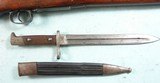 SPANISH-AMERICAN WAR LOEWE MAUSER MODEL 1893 SPANISH CONTRACT 7X57MM INFANTRY RIFLE DATED 1896 W/BAYONET & SCABBARD. - 11 of 12