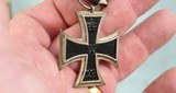 ORIGINAL WW1 IMPERIAL GERMAN IRON CROSS 2ND CLASS MEDAL W/1939 BAR AND RIBBON IN ORIG. ISSUE ENVELOPE. - 7 of 7