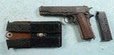 PRE WW1 WWI & WW2 COLT U.S. 1911 .45ACP PISTOL WITH MAG POUCH & EXTRA MAGS, CIRCA 1913. - 1 of 12