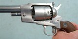 RUGER OLD MODEL ARMY .44 CAL BLACK POWDER MUZZLELOADING STAINLESS REVOLVER, CIRCA 1978. - 4 of 8