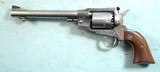 RUGER OLD MODEL ARMY .44 CAL BLACK POWDER MUZZLELOADING STAINLESS REVOLVER, CIRCA 1978. - 1 of 8