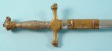 INDIAN WARS ERA U.S. MILITARY ACADEMY MODEL 1872 CADET SWORD & SCABBARD. - 4 of 7