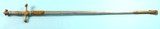 INDIAN WARS ERA U.S. MILITARY ACADEMY MODEL 1872 CADET SWORD & SCABBARD. - 3 of 7