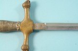 INDIAN WARS ERA U.S. MILITARY ACADEMY MODEL 1872 CADET SWORD & SCABBARD. - 7 of 7