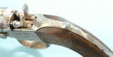 J.L GALEF (SPAIN-EIBAR) ENGRAVED NICKEL DOUBLE BARRELED .44 XL CENTERFIRE TOP BREAK HAMMER SHOTSHELL PISTOL, CIRCA 1923. - 6 of 7