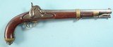 EXCEPTIONAL ORIGINAL SPRINGFIELD U.S. MODEL 1855 PISTOL-CARBINE DATED 1855 W/MATCHING STOCK. - 3 of 20