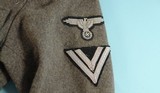 WW2 GERMAN WAFFEN SS M36 ENLISTED CORPORAL’S WOOL TUNIC. - 6 of 6