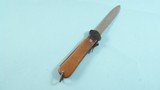 WW2 WWII GERMAN FALLSCHIRMJÄGER PARATROOPER GRAVITY KNIFE CIRCA 1937. - 1 of 3