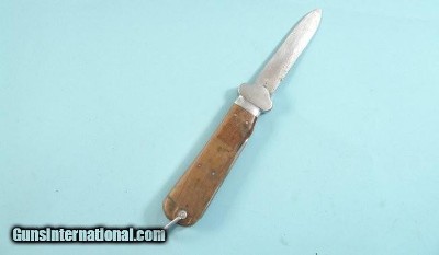WW2 GERMAN PARATROOPER FALLSCHIRMJÄGER GRAVITY KNIFE CIRCA 1937.