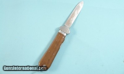 WW2 OR WWII GERMAN FALLSCHIRMJÄGER PARATROOPER GRAVITY KNIFE CIRCA 1937.