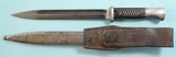 WW2 GERMAN MAUSER K98K BAYONET, SCABBARD AND FROG BY DATED CARL EICKHORN 1940. - 2 of 9