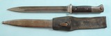 WW2 GERMAN MAUSER K98K BAYONET, SCABBARD AND FROG BY DATED CARL EICKHORN 1940. - 1 of 9