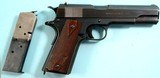 BRILLIANT ORIGINAL WW1 WWI COLT U.S. MODEL 1911 MILITARY .45 ACP CAL. PISTOL CIRCA 1918. - 2 of 15