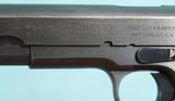 BRILLIANT ORIGINAL WW1 WWI COLT U.S. MODEL 1911 MILITARY .45 ACP CAL. PISTOL CIRCA 1918. - 8 of 15