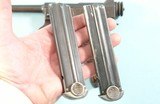GI BRINGBACK WW2 WWII JAPANESE NAMBU TYPE 14 8X22 NAGOYA TORIIMATSU 1ST SERIES SEMI-AUTO PISTOL & HOLSTER W/ 2 MAGS, CIRCA 1943. - 11 of 18
