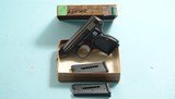 STERLING ARMS COMPANY MODEL 302 SEMI-AUTO .22LR CAL. PISTOL CIRCA 1970’S IN BOX WITH 2 EXTRA MAGS. - 1 of 5
