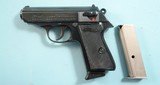 INTERARMS WALTHER PPK /S OR PPK/S .380 ACP CAL. SEMI-AUTO PISTOL CA. 1993 W/EXTRA MAG, CLEANING ROD AND OWNER MANUAL. - 2 of 5
