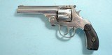 EARLY H&R HARRINGTON & RICHARDSON MODEL 1 AUTOMATIC EJECTION .32 S&W CAL. BREAK TOP 4” REVOLVER W/HOLSTER CIRCA 1887-89. - 2 of 7