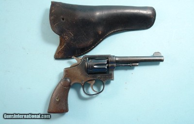 PRE-WAR SMITH & WESSON MILITARY & POLICE .38 SPECIAL REVOLVER CIRCA 1927 W/HOLSTER.