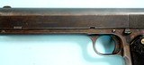 COLT MODEL 1902 MILITARY MODEL SEMI-AUTO .38 RIMLESS SMOKELESS CAL. PISTOL CIRCA 1907. - 3 of 4